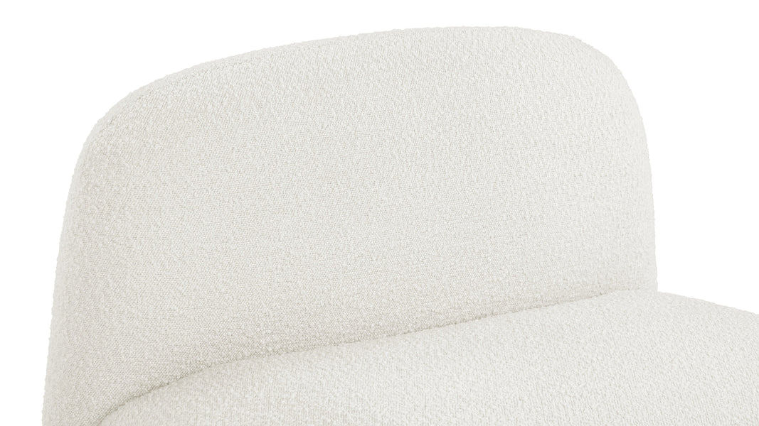 GigiGigi - Gigi Sofa Module, Armless, White Boucle