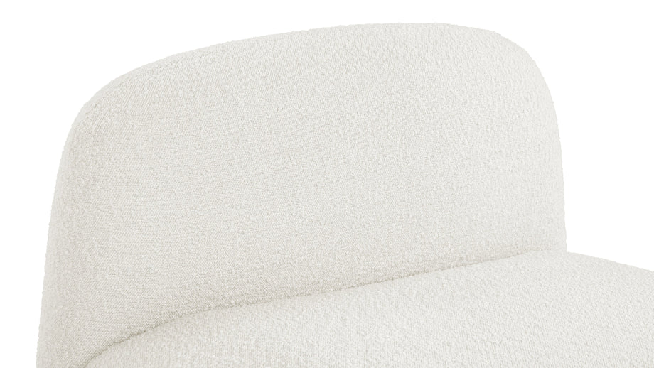 GigiGigi - Gigi Sofa Module, Armless, White Boucle