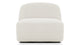 Gigi - Gigi - Gigi Sofa Module, Armless, White Boucle - Image 1
