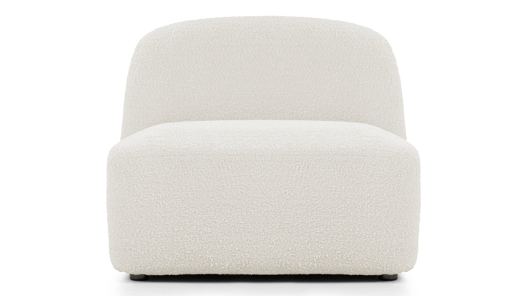 GigiGigi - Gigi Sofa Module, Armless, White Boucle