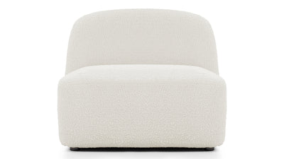 Gigi - Gigi - Gigi Sofa Module, Armless, White Boucle - Image 1
