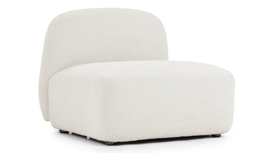 GigiGigi - Gigi Sofa Module, Armless, White Boucle