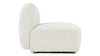 Gigi - Gigi - Gigi Sofa Module, Armless, White Boucle - Image 3