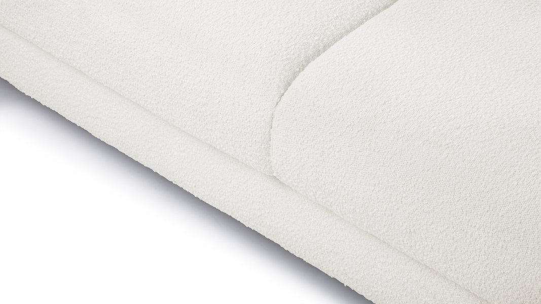 BretonBreton - Breton Three Seater Sofa, White Boucle