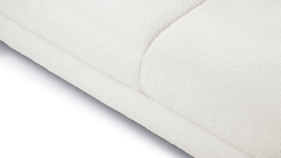 BretonBreton - Breton Three Seater Sofa, White Boucle