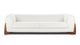 Breton - Breton - Breton Three Seater Sofa, White Boucle - Image 1