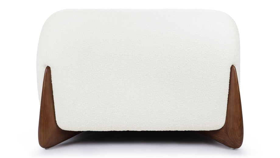 BretonBreton - Breton Three Seater Sofa, White Boucle