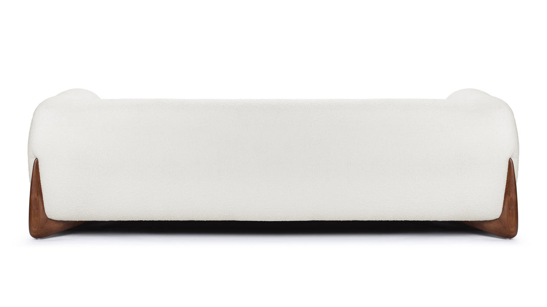 BretonBreton - Breton Three Seater Sofa, White Boucle