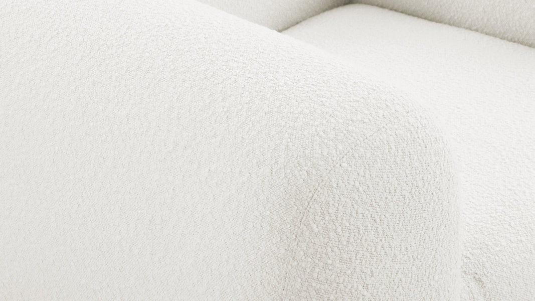 BretonBreton - Breton Lounge Chair, White Boucle