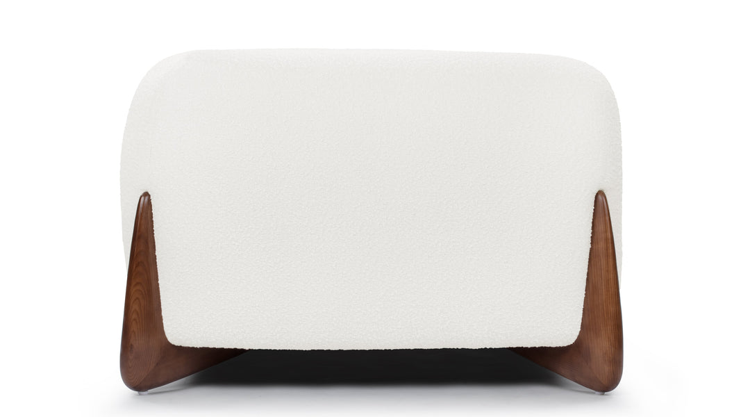 BretonBreton - Breton Lounge Chair, White Boucle