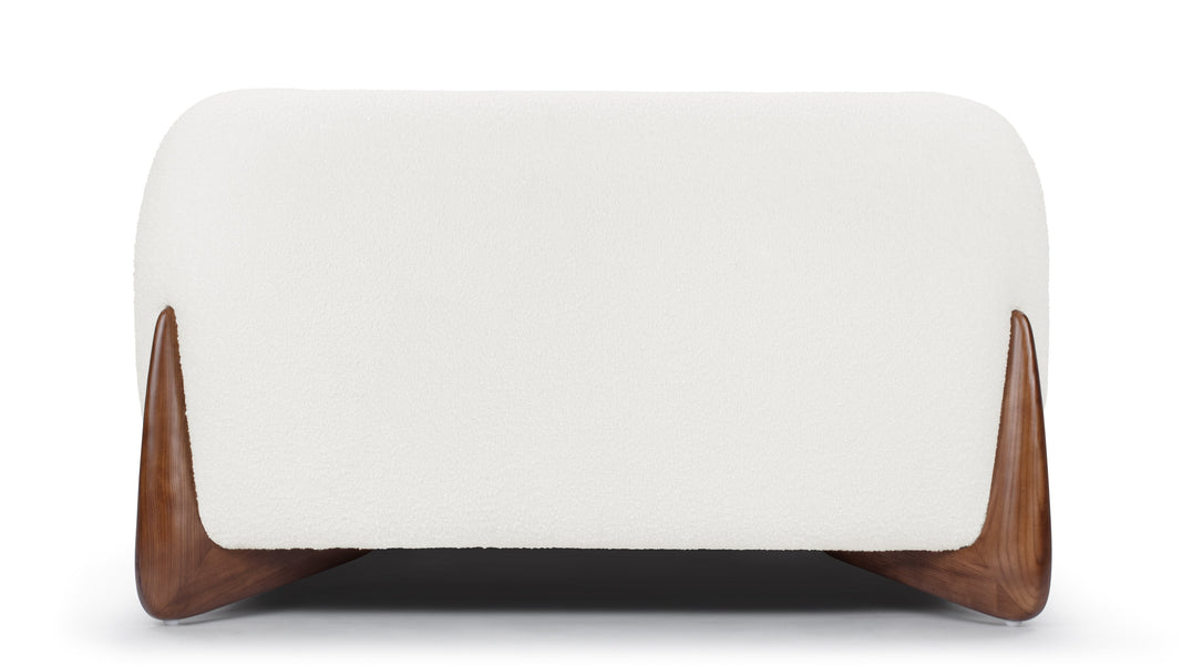 BretonBreton - Breton Lounge Chair, White Boucle