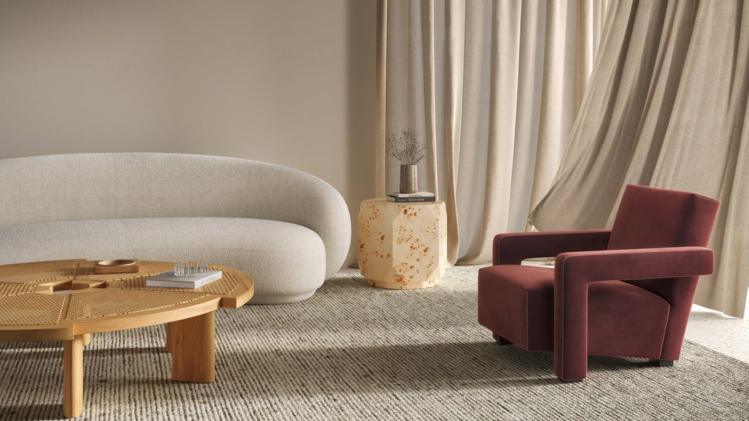 CallieCallie - Callie Side Table, Burl Wood