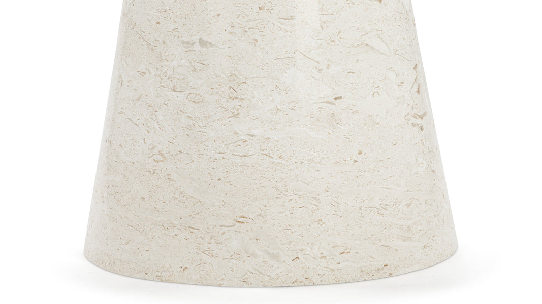 AnsonAnson - Anson Round Dining Table, Limestone, 119cm