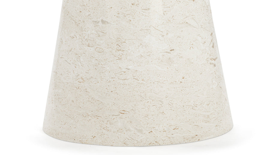 AnsonAnson - Anson Round Dining Table, Limestone, 119cm