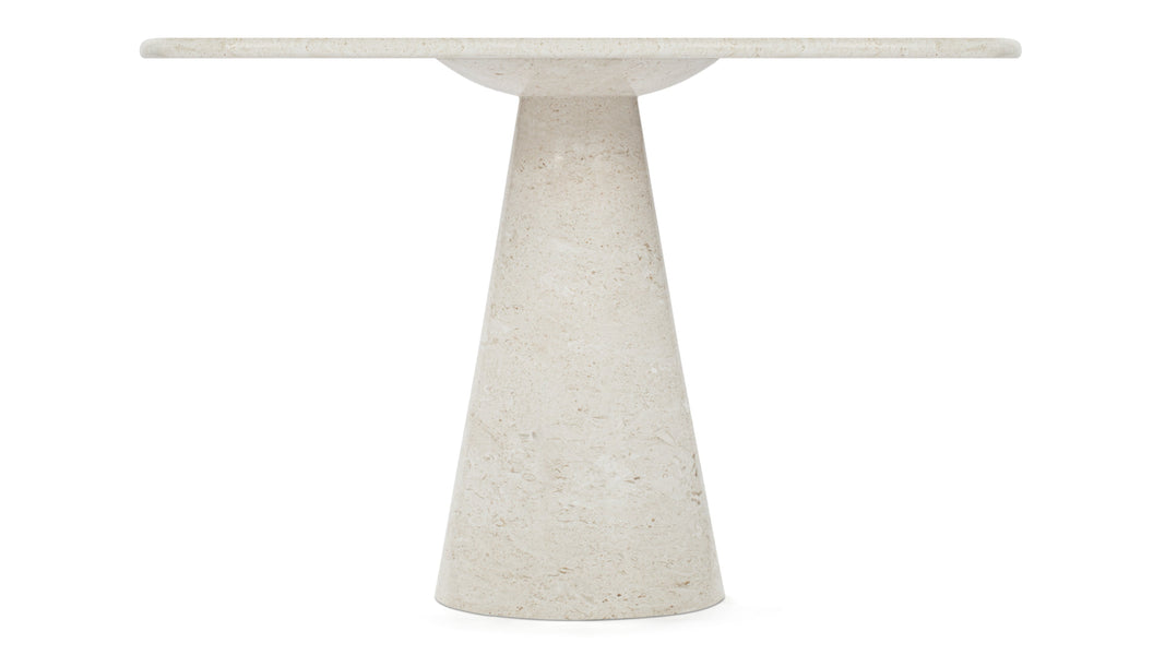 AnsonAnson - Anson Round Dining Table, Limestone, 119cm