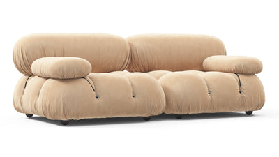 Bellini Sofa - Ecru Velvet - Image 2
