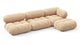 Bellini Sectional - Ecru Velvet - Image 3