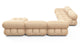 Bellini Large Sectional - Ecru Velvet - Image 4