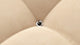 Bellini Ottoman - Ecru Velvet - Image 5