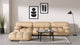 Bellini Ottoman - Ecru Velvet - Image 7