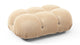 Bellini Ottoman - Ecru Velvet - Image 3