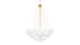 Cloud - Cloud - Cloud Chandelier, Small, Gold and Frosted Glass - Image 1