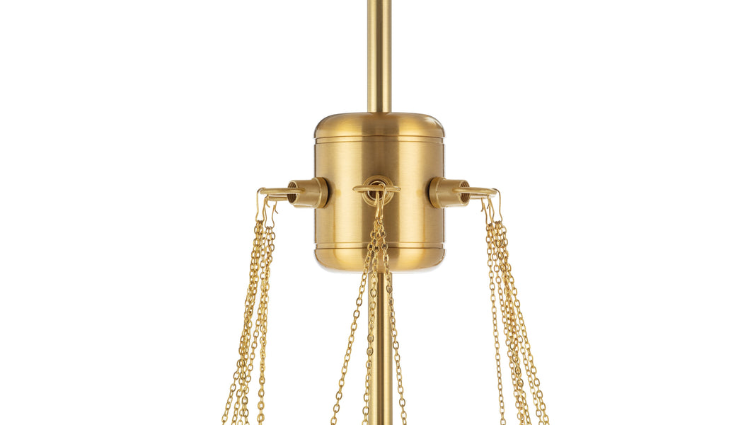 ChmuraCloud - Cloud Chandelier, Small, Gold and Frosted Glass