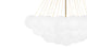 Cloud - Cloud - Cloud Chandelier, Large, Gold and Frosted Glass - Image 5