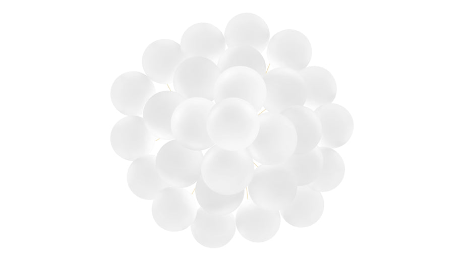 CloudCloud - Cloud Chandelier, Large, Gold and Frosted Glass