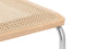 Freya - Freya - Freya Dining Chair, Natural Rattan and Chrome - Image 5