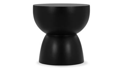 Aura - Aura - Aura Side Table, Black Concrete - Image 1