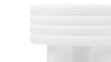 Tor - Tor - Tor Round Side Table, White Concrete - Image 5