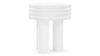 Tor - Tor - Tor Round Side Table, White Concrete - Image 2