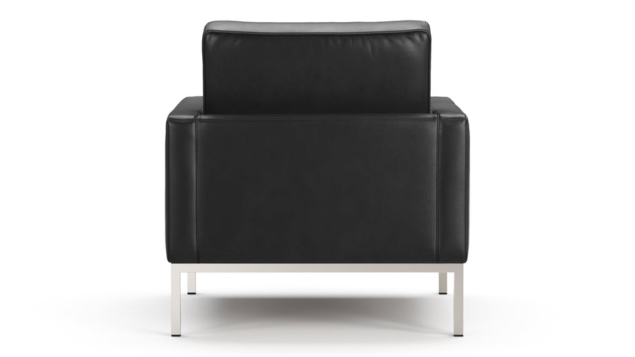 FlorenciaMidnight Black Premium Leather