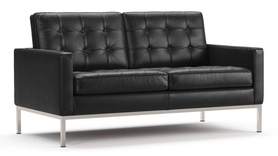 FlorenceMidnight Black Premium Leather