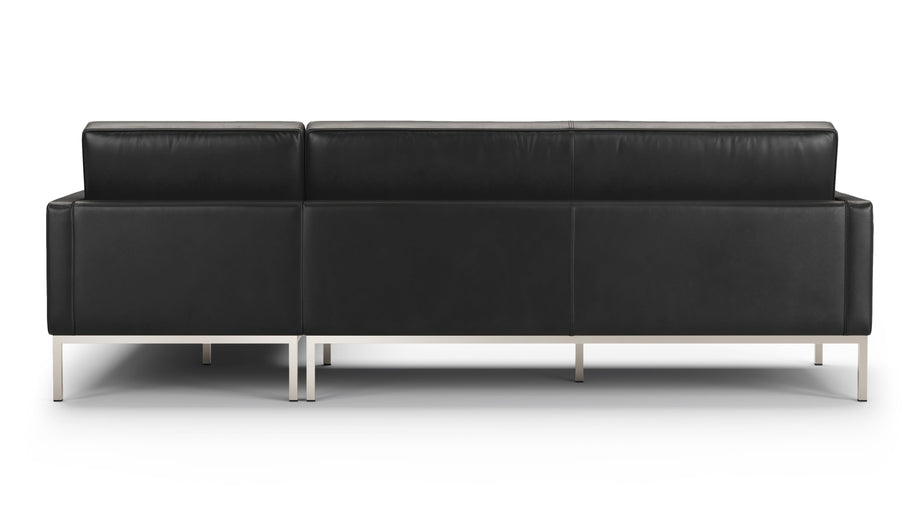FlorenceMidnight Black Premium Leather