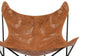 Butterfly - Butterfly - Butterfly Chair, Distressed Brown Premium Leather - Image 6