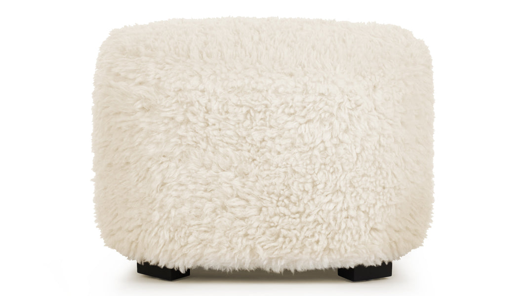 Tired ManWhite Long Hair Sherpa
