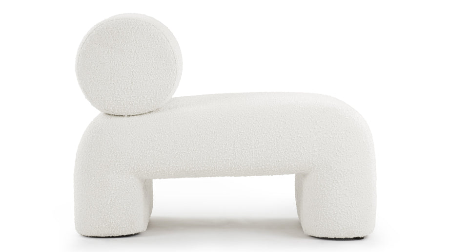 ArianaAriana - Ariana Lounge Chair, White Boucle