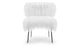Umi - Umi - Umi Lounge Chair, White Mongolian Wool - Image 1