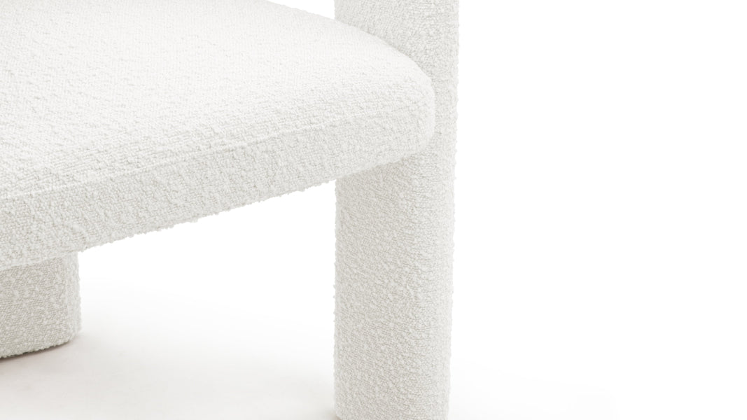 DudetDudet - Dudet Chair, White Boucle