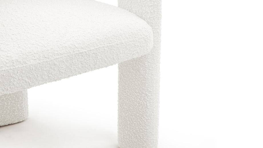 DudetDudet - Dudet Chair, White Boucle