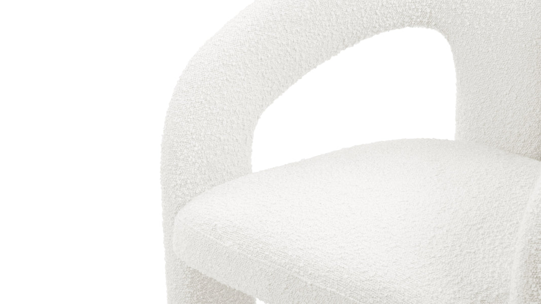 DudetDudet - Dudet Chair, White Boucle
