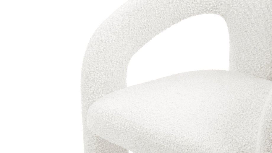 DudetDudet - Dudet Chair, White Boucle