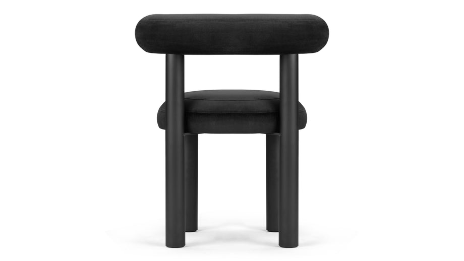 VanceVance - Vance Dining Chair, Black Velvet