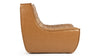 Tyge - Tyge - Tyge Module, Armless Seat, Bourbon Vegan Leather - Image 3