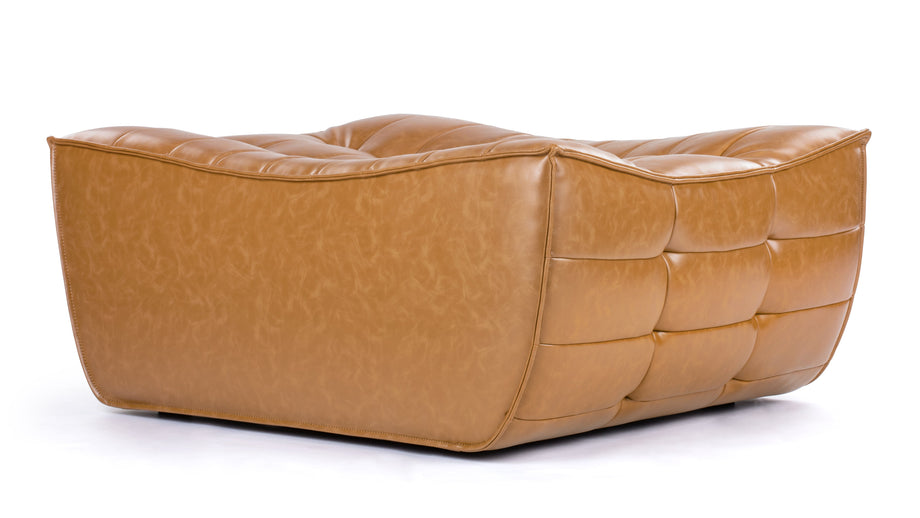 TygeTyge - Tyge Module, Ottoman, Bourbon Vegan Leather