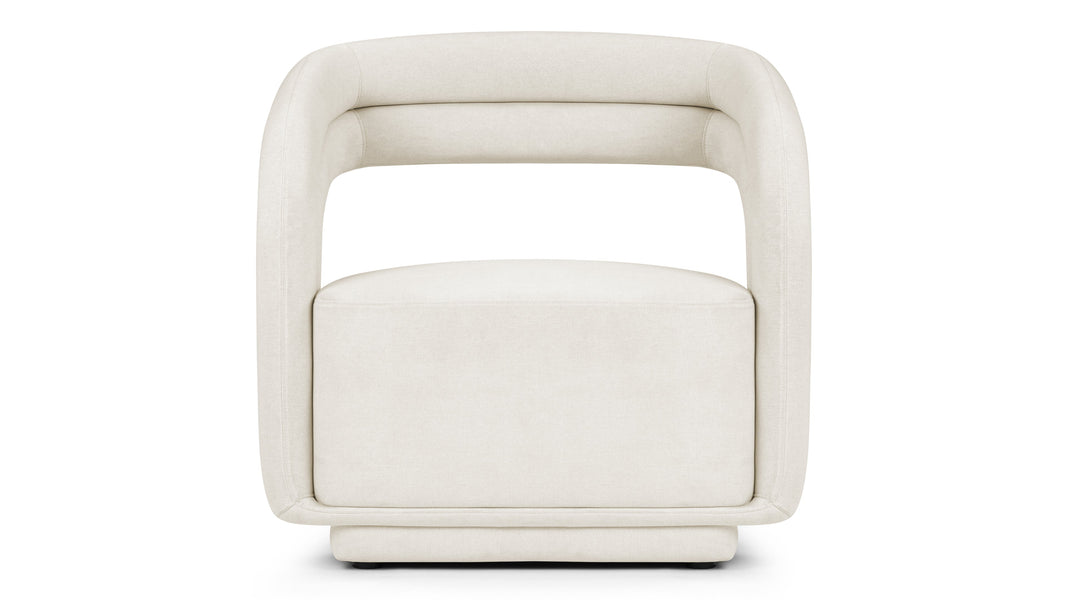 ChloeChloe - Chloe Lounge Chair, Oatmeal Brushed Weave