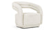 Chloe - Chloe - Chloe Lounge Chair, Oatmeal Brushed Weave - Image 2
