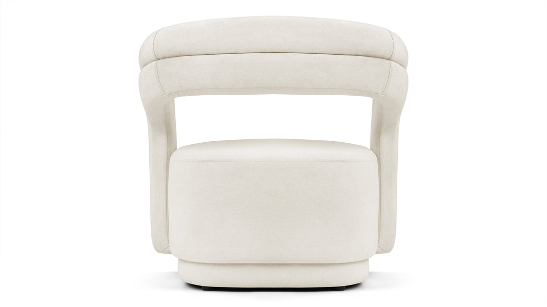 ChloeChloe - Chloe Lounge Chair, Oatmeal Brushed Weave